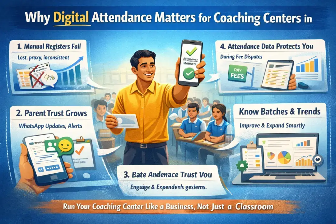 Why Digital Attendance Matters for Coaching Centers