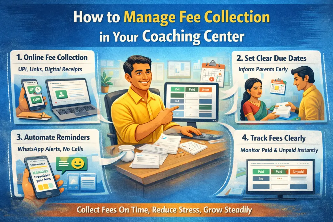 How to Manage Fee Collection in Your Coaching Center